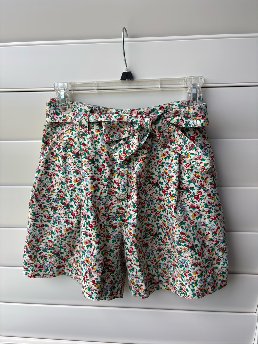 People tree 100% organic cotton floral shorts size 6